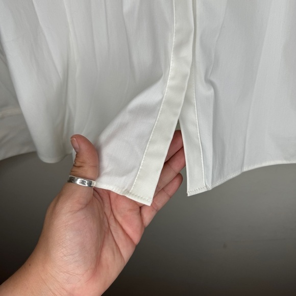 NWT Lafayette 148 Collared Shirt Size 14 - Picture 8 of 9